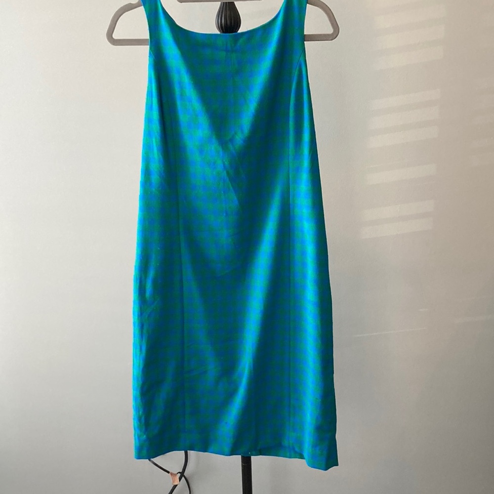 NWT J.Crew Checkered Dress — Size 10